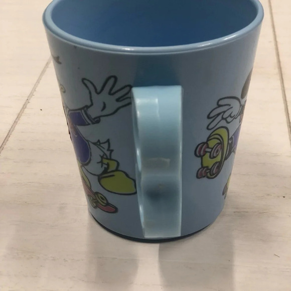 DISNEY MICKEY MOUSE CLUB Plastic MUG by Eagle 3.5" tall VTG Blue Kids Made n USA - Picture 9 of 9